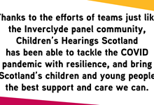 Clare Haughey, Minister for Children and Young People, attends Inverclyde Recognition Event