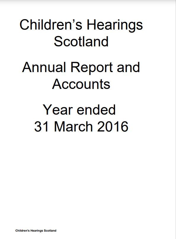 CHS Annual Report and Accounts 2015-16