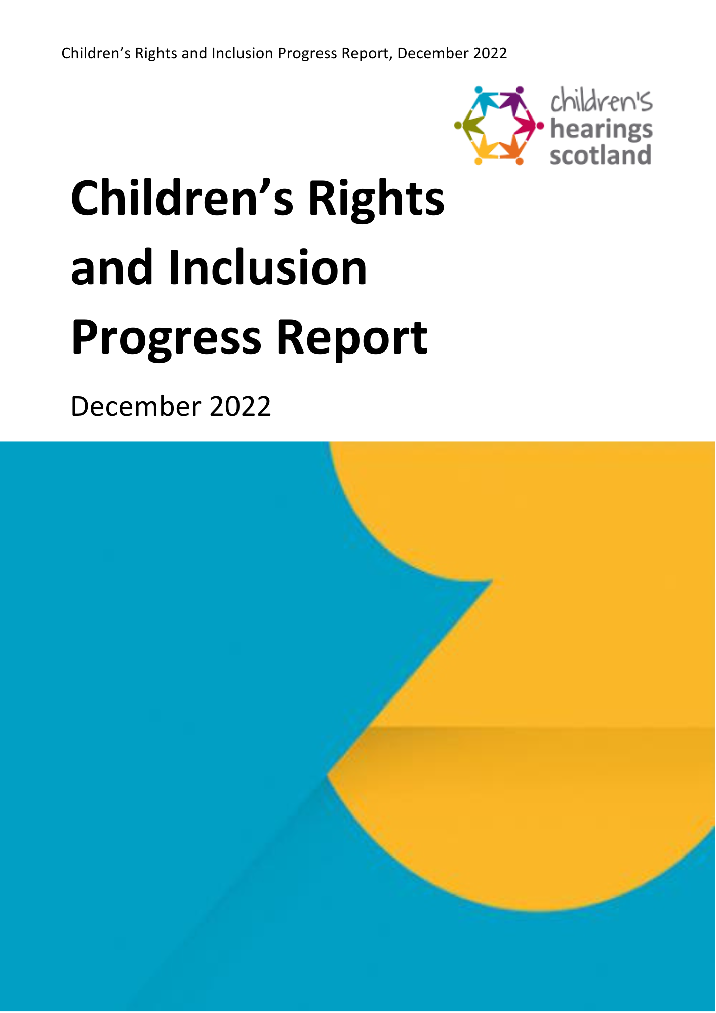 Children's Rights and Inclusion Report, December 2022