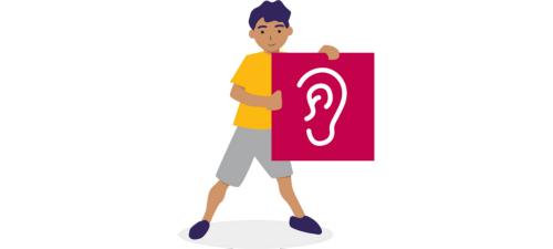 A child can give feedback.