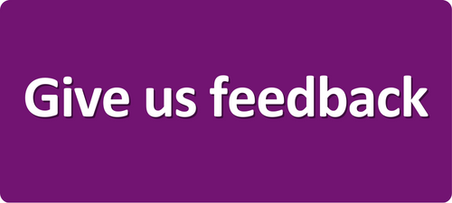 Give us your feedback as a parent or carer webpage.